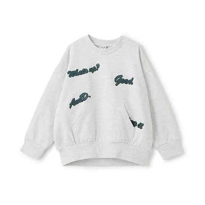 滿版logo刺繡寬鬆衛衣