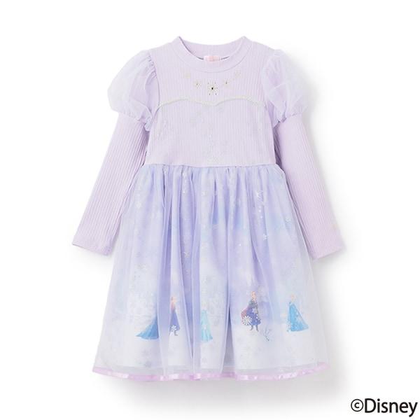 【冰雪奇緣】艾莎/拼接連衣裙