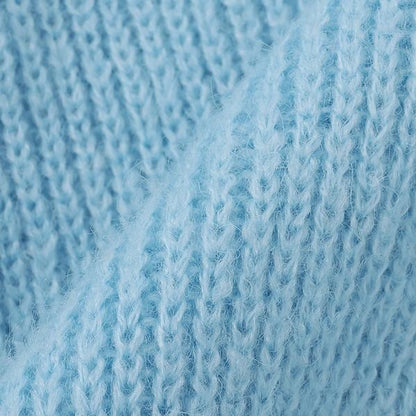 針織開衫&花卉刺繡連衣裙套裝