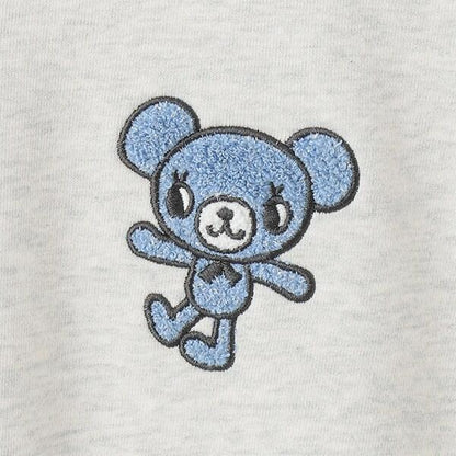 ミントくん 毛圈繡衛衣