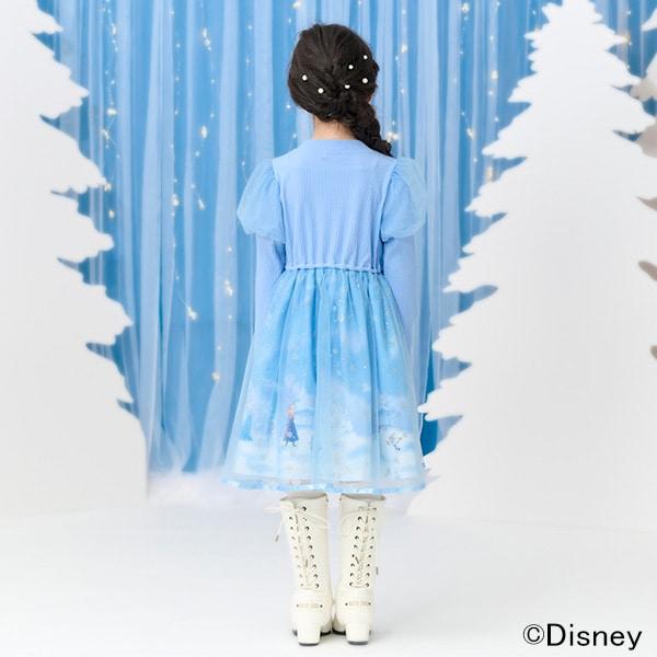 【冰雪奇緣】艾莎/拼接連衣裙