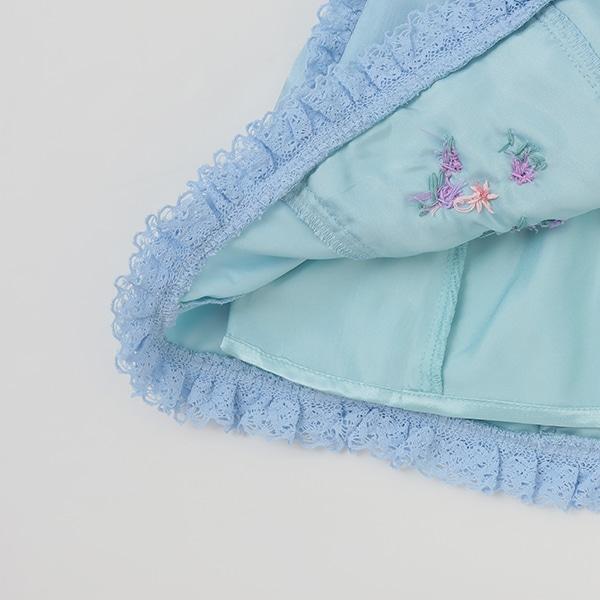 針織開衫&花卉刺繡連衣裙套裝