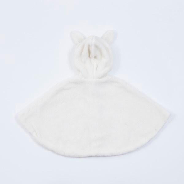 KP(ケーピー)羊羔絨mimi刺繡蝴蝶結披風