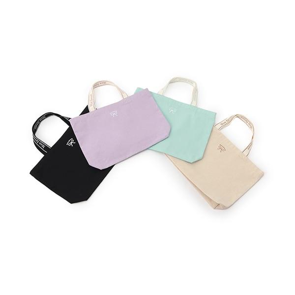 【GOODPRICE】再生棉蝴蝶結刺繡托特包