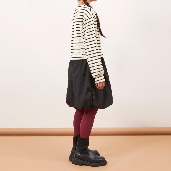 troislapins 鹿子紋條紋連衣裙（140～160）