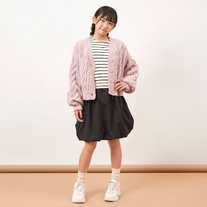 troislapins 鹿子紋條紋連衣裙（140～160）