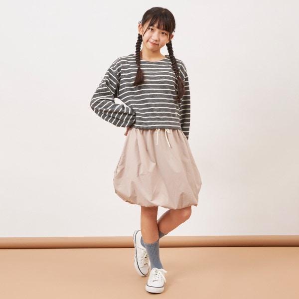 troislapins 鹿子紋條紋連衣裙（140～160）