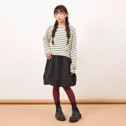 troislapins 鹿子紋條紋連衣裙（140～160）