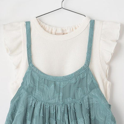 【リンク】提花吊帶連衣裙套裝