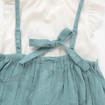 【リンク】提花吊帶連衣裙套裝