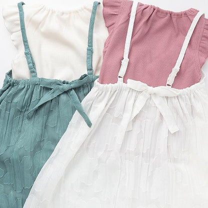 【リンク】提花吊帶連衣裙套裝