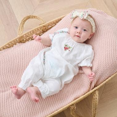 野草莓刺繡短袖兩用連體衣