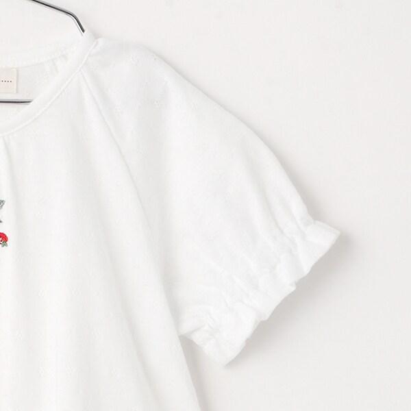 野草莓刺繡短袖兩用連體衣