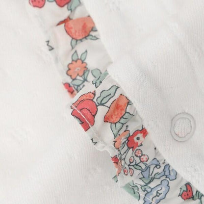 野草莓刺繡短袖兩用連體衣