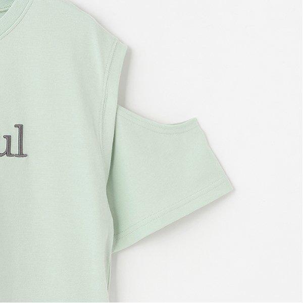 【接觸冷感/清涼】露肩T恤