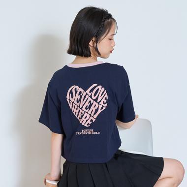 【LTXC】【GOODPRICE】背部愛心裝飾T恤