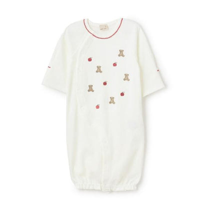 【有機棉】動物刺繡兩用連體衣