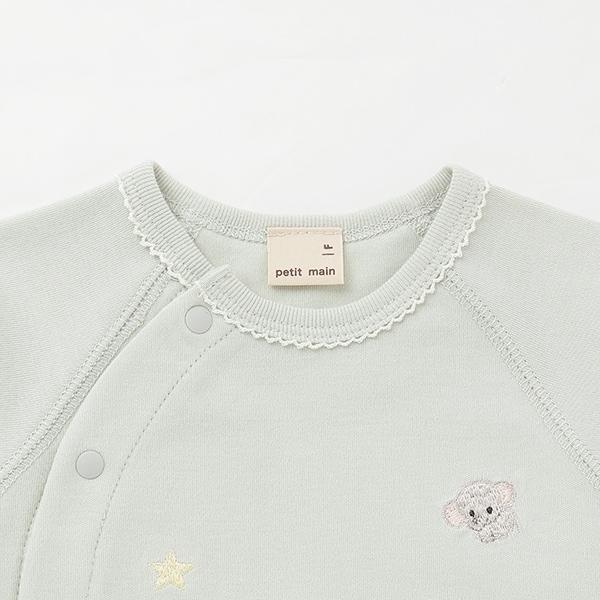 【有機棉】動物刺繡兩用連體衣