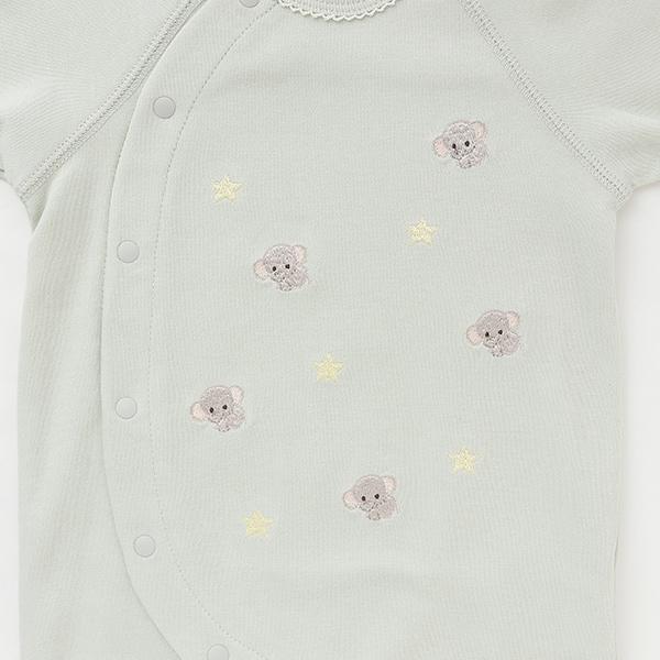 【有機棉】動物刺繡兩用連體衣