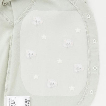 【有機棉】動物刺繡兩用連體衣