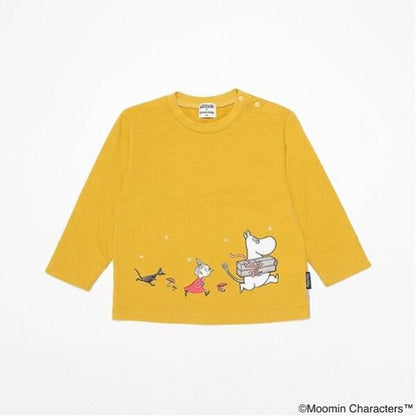 《姆明》/下襬刺繡長袖T恤