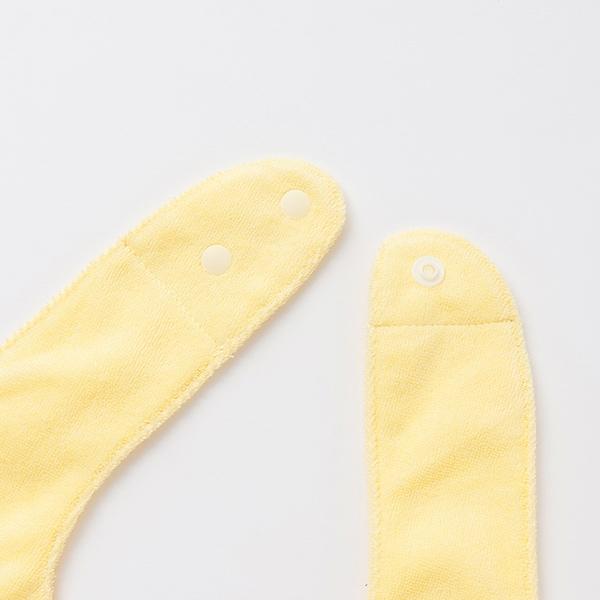 動物刺繡波浪邊圍兜