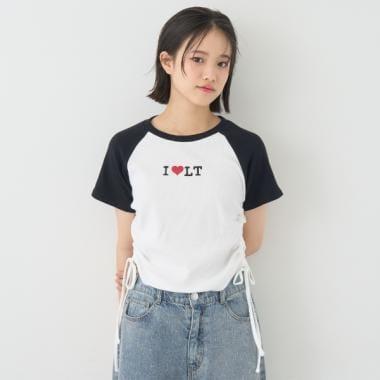 【吸水速幹/清爽】ILove抽繩T恤