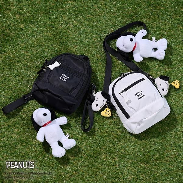 【《PEANUTS》】雙肩包&單肩包兩用包