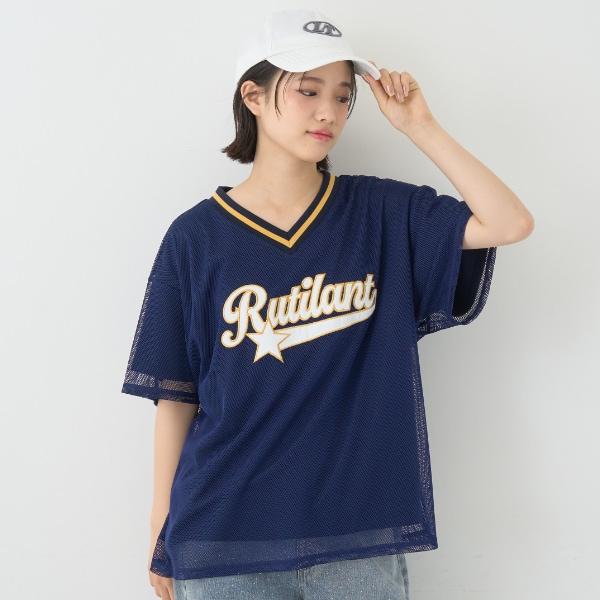 【LTXC】網紗疊穿寬鬆T恤