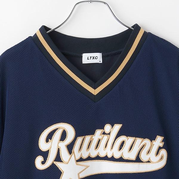 【LTXC】網紗疊穿寬鬆T恤