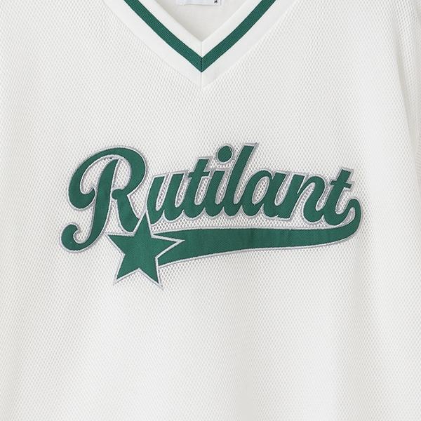 【LTXC】網紗疊穿寬鬆T恤