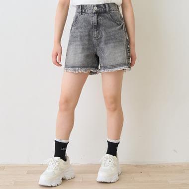 【LTXC】鉚釘牛仔短褲