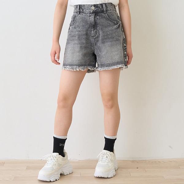 【LTXC】鉚釘牛仔短褲