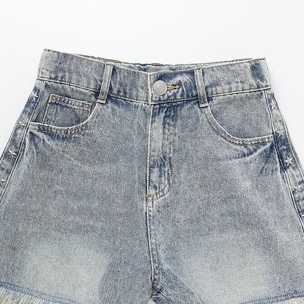 【LTXC】鉚釘牛仔短褲