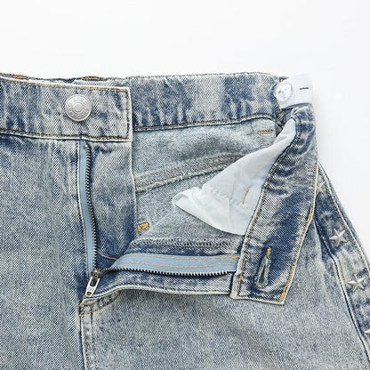 【LTXC】鉚釘牛仔短褲