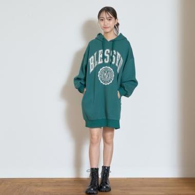 【GOODPRICE】加絨連帽衛衣裙
