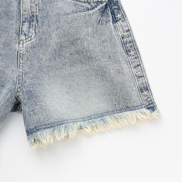 【LTXC】鉚釘牛仔短褲