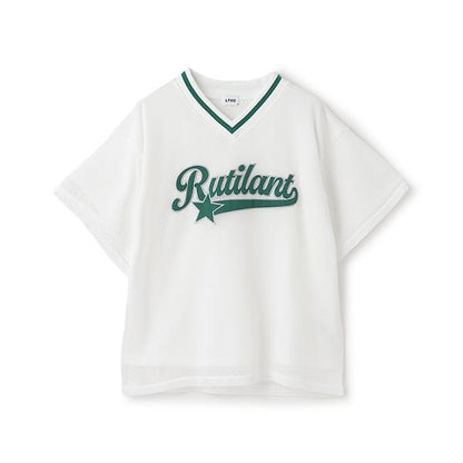 【LTXC】網紗疊穿寬鬆T恤