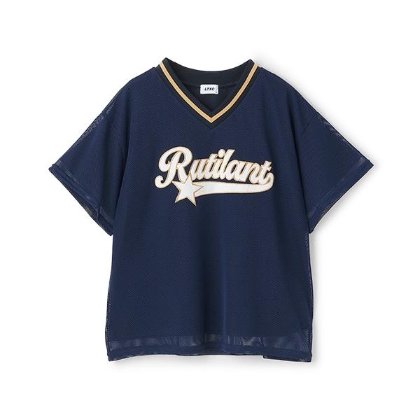 【LTXC】網紗疊穿寬鬆T恤