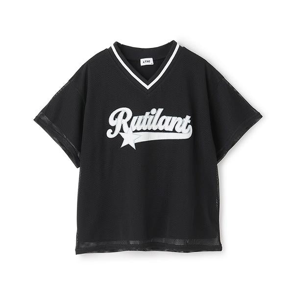 【LTXC】網紗疊穿寬鬆T恤