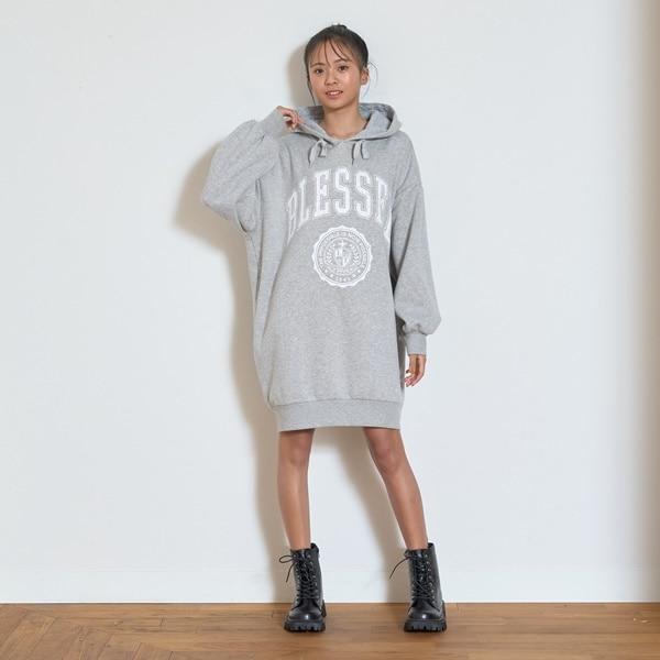 【GOODPRICE】加絨連帽衛衣裙