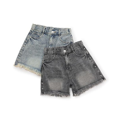 【LTXC】鉚釘牛仔短褲