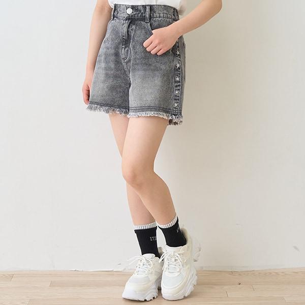 【LTXC】鉚釘牛仔短褲