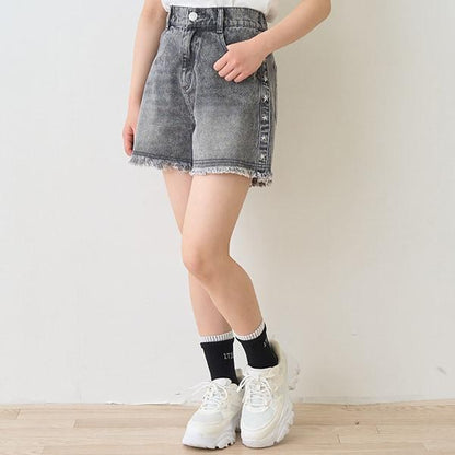 【LTXC】鉚釘牛仔短褲