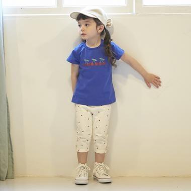 【プティプラ】GIRLS七分打底褲