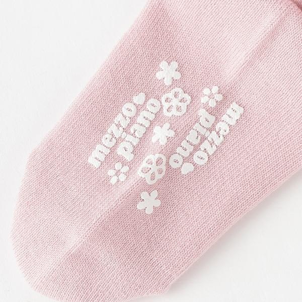 荷葉邊標誌刺繡襪