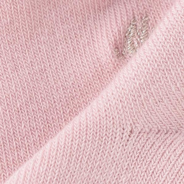 荷葉邊標誌刺繡襪