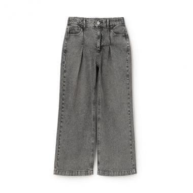 【LTXC】褶皺寬鬆牛仔褲