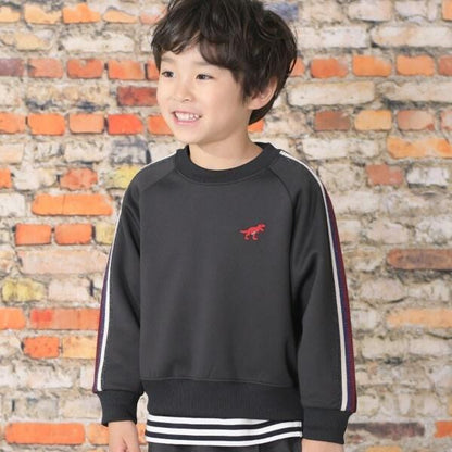 KPBOY 恐龍刺繡條紋套裝（110～150）