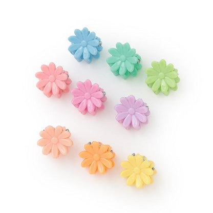 混合彩色迷你髮夾9個裝